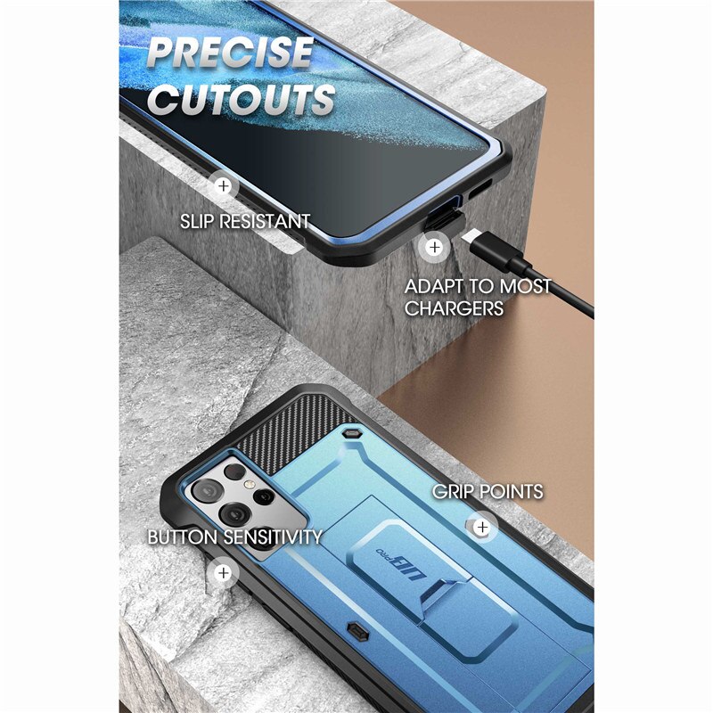 Supcase Voor Samsung Galaxy S21 Ultra Case Release) 6.8 &quot;Ub Pro Full-Body Holster Cover Zonder Ingebouwde Screen Protector