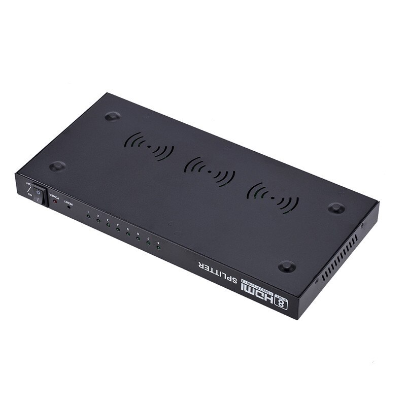 8 Ports HDMI-compatible Splitter To 8 HDTV Monitor 1 Input 8 Output HD Distributor 1 In 8 Out 1080p