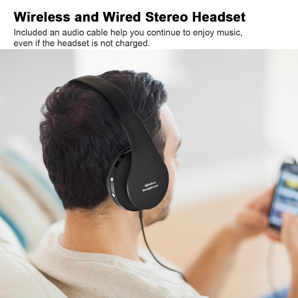Écouteurs Bluetooth sans fil avec Microphone, oreillettes de jeu pliables, stéréo, pour enfants,