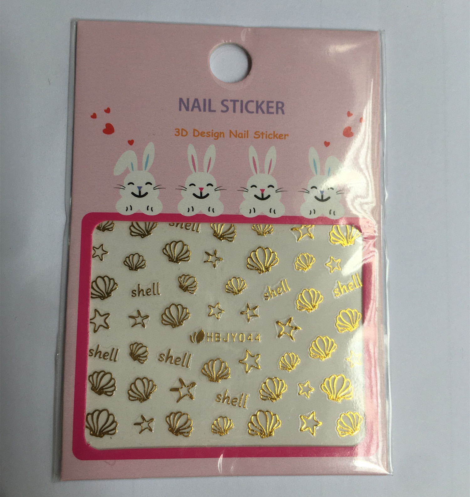 Kanin blomst negle klistermærke manicure dekorationer mærke klistermærker luksus negle klistermærke gør det selv mærkater tips negle kunst klistermærker