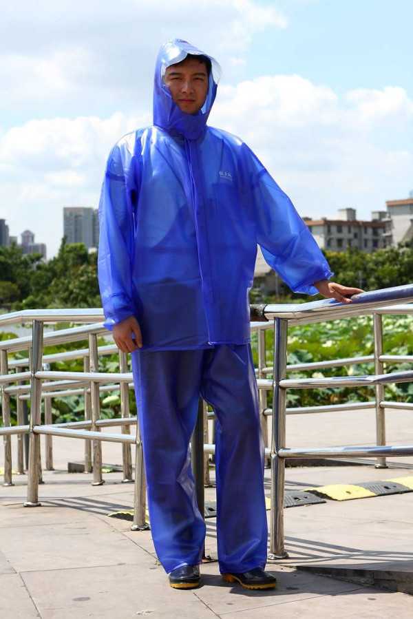Transparent Raincoat Plastic Waterproof Men Motorcycle Rain Jacket Blue Thick Raincoat Poncho Gabardinas Woman Jacket AC50RC