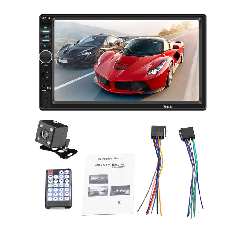 7 inch 2 DIN Head Unit Car Stereo Bluetooth MP5 Player Touch Screen BT Radio FM USBAUX