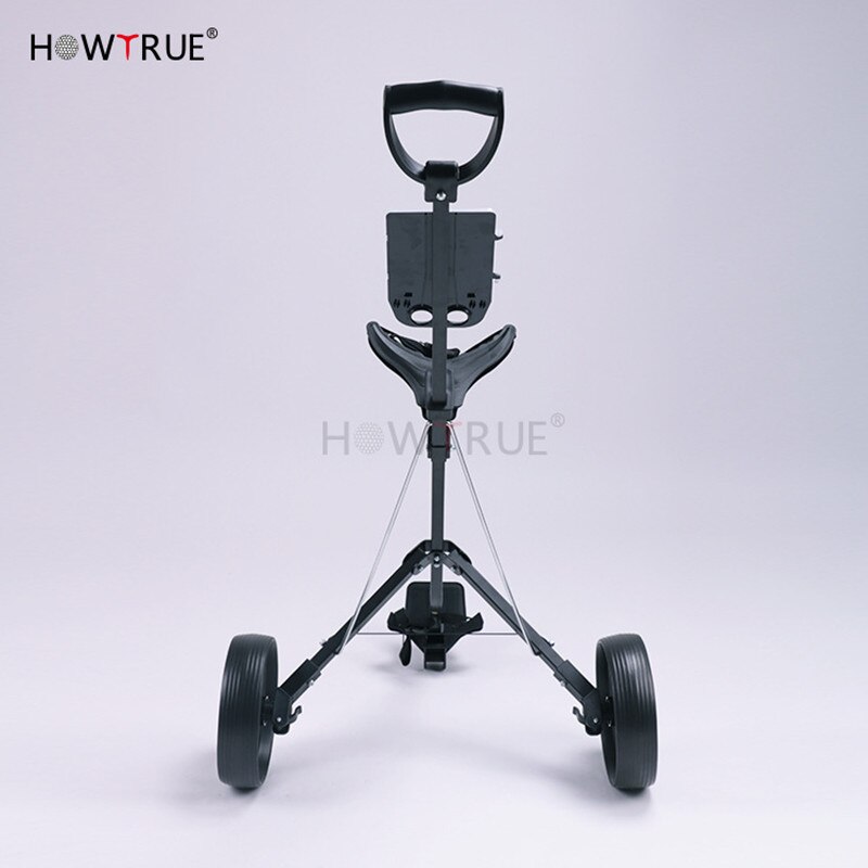 Foldable Portable Golf Sport Pull Cart Height Adjustable With 2 Wheel Push Trolley Golfvagnar Hand Trailer