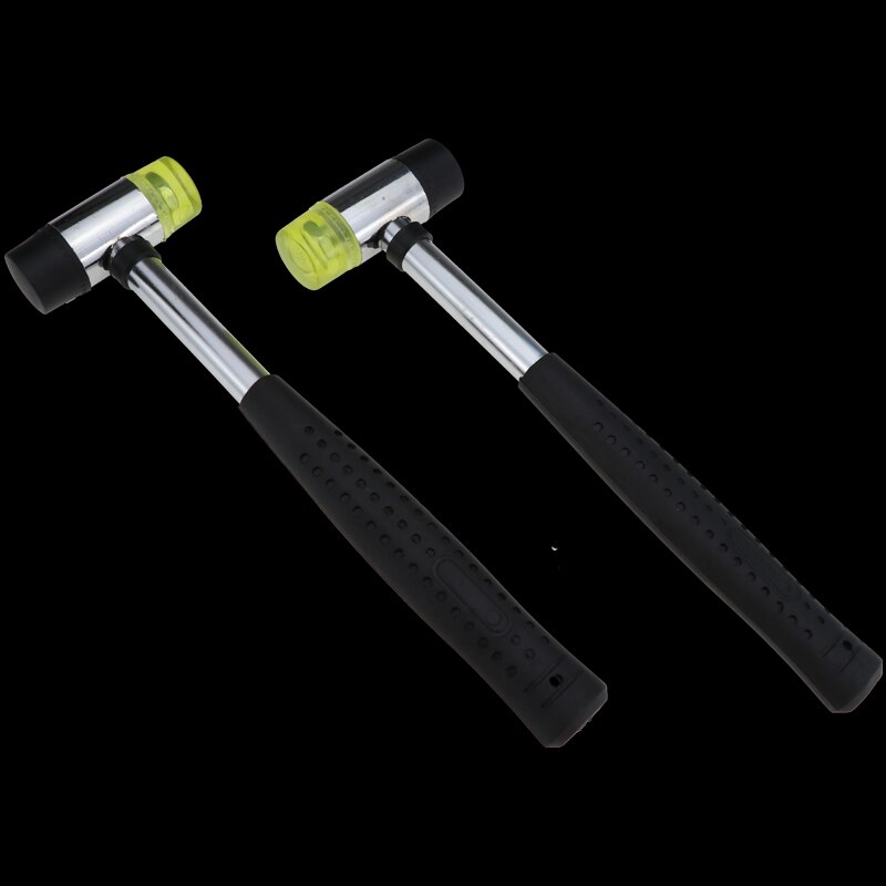 Double Face Tap Rubber Hammer 25mm Multifunctional Glazing Window Beads Hammers Nylon Head Rubber Mallet