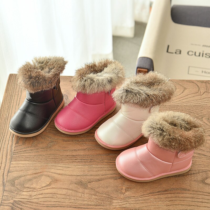 Kinderen Schoenen Kinderen Katoen Laarzen Meisjes Laarzen Kindje Winter Laarzen Warme Snowboots
