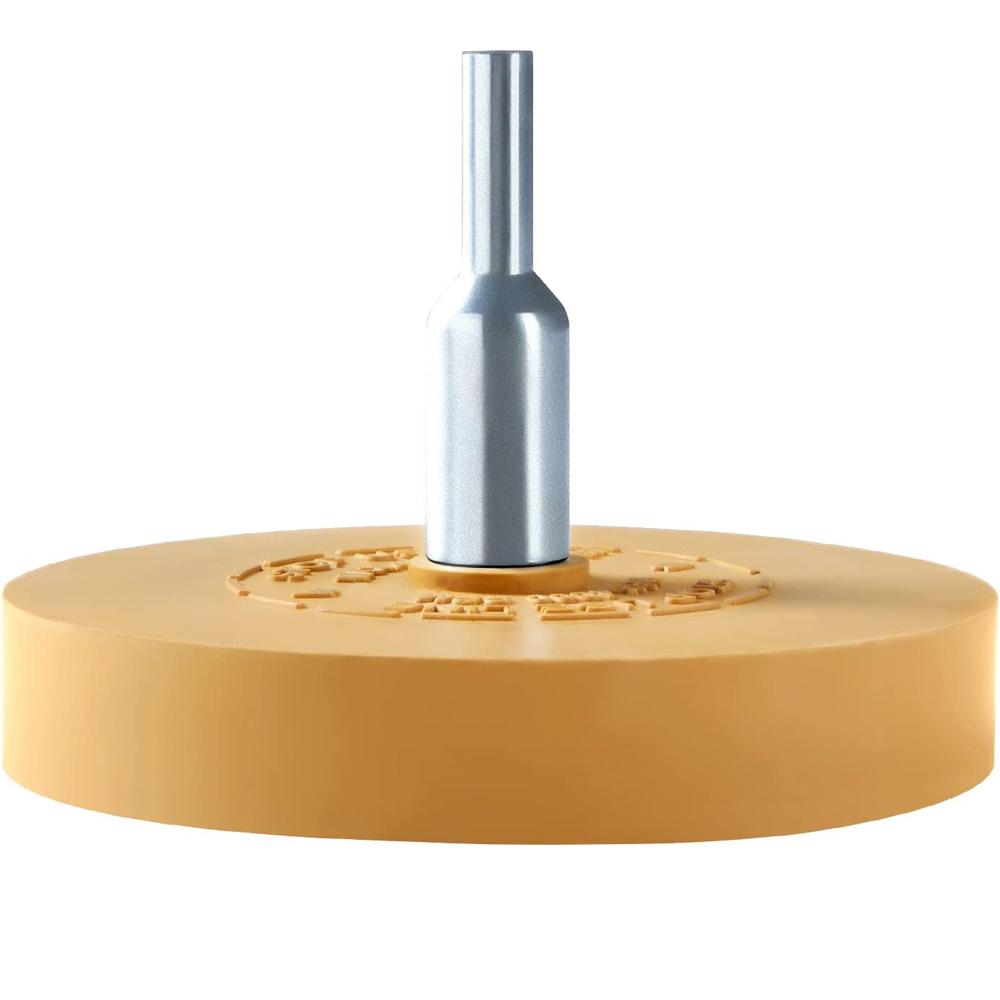 Decal Eraser Wheel Pin Stripe Removal Tool Adhesive Remover Wheel with Pad & Adapter Graphics Removal Tool Eraser