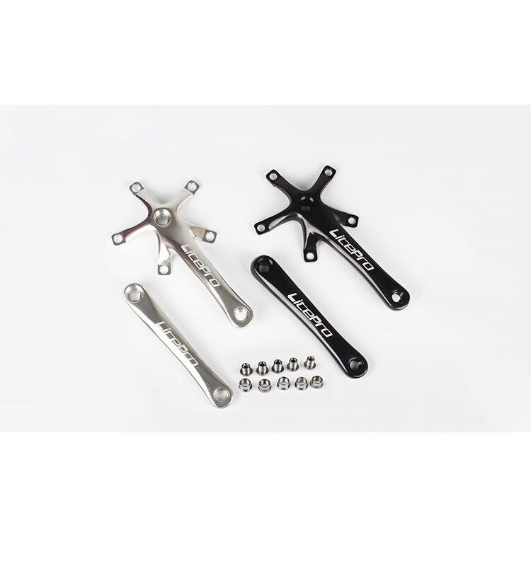 Litepro Bici Pieghevole 170 millimetri Guarnitura 130bcd Catena di Riciclaggio Della Bicicletta-anelli Manovella Set 50-58t