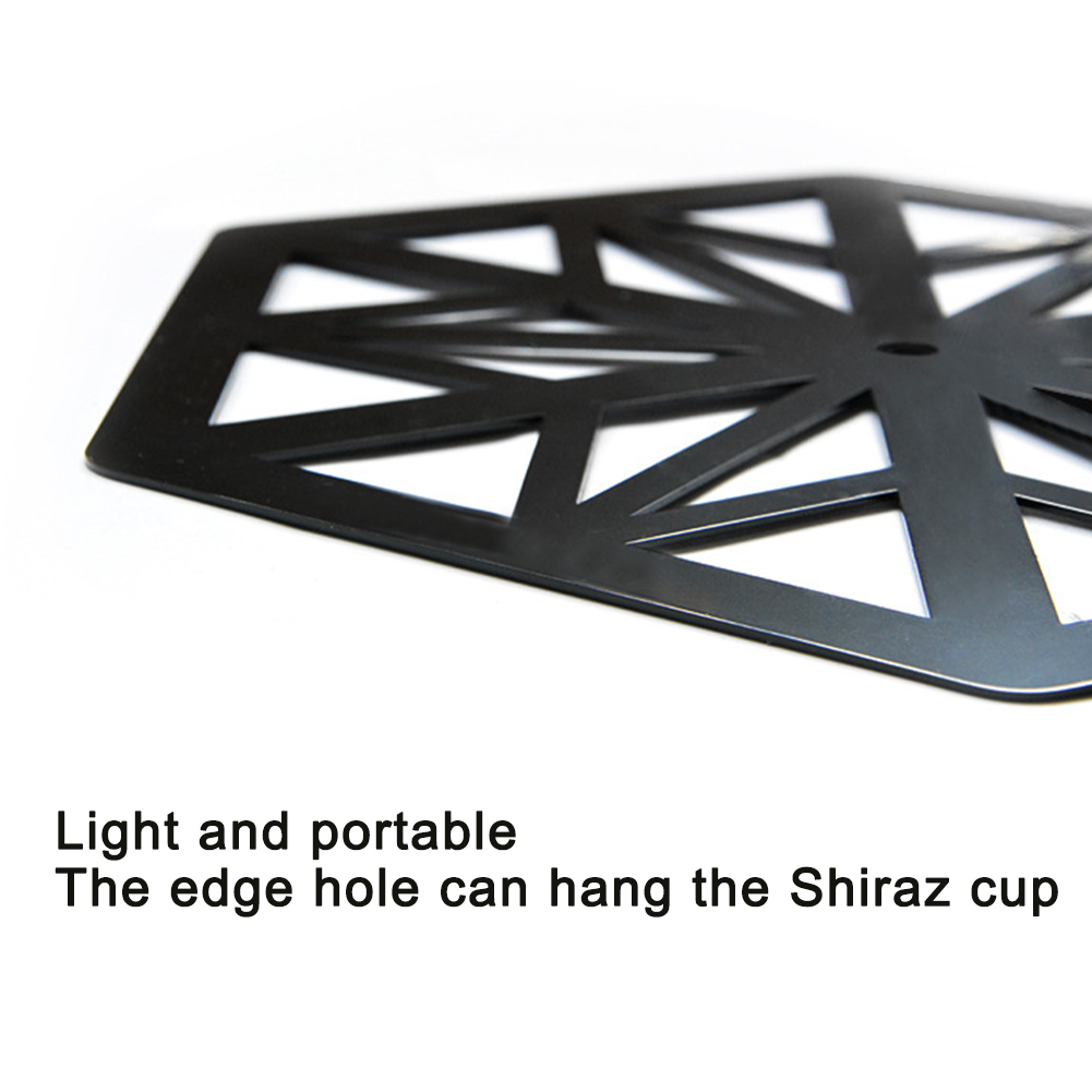 Small Durable Hanging Stainless Steel Home Outdoor Garden Picnic Light Pole Tray Table Board With Storage Bag Accessories