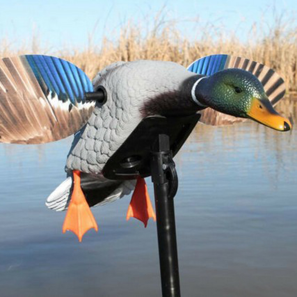 Canard volant électrique de , leurre de canard, canard, canard colvert, avec Support, télécommande, sarcelle, accessoires d&#39;ornement de pelouse
