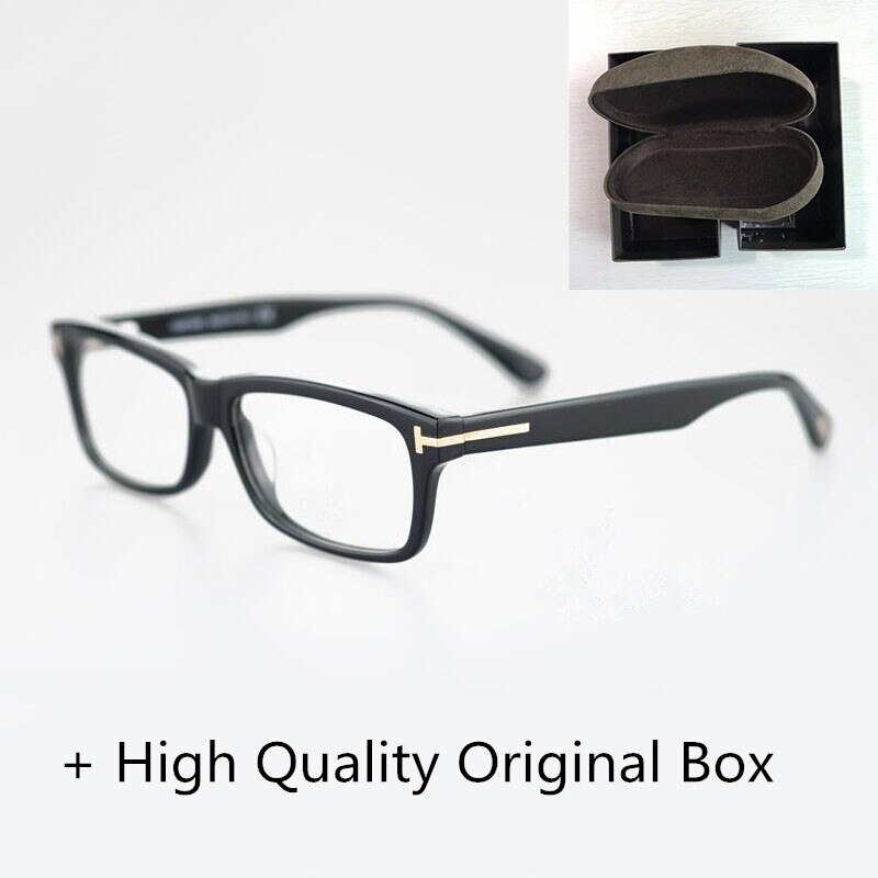 NEUE Jugend Frauen Männer Rezept Optische tom 5179 0590 5176 5146 Rahmen Gafas Brillen Brillen Lentes gläser Oculos: 5146 Schwarz Kasten