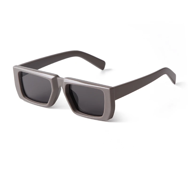 HISTORIA Retro verde rectángulo gafas de sol mujeres hombres Vintage tortuga marco cuadrado gafas de sol UV S2340M: Morado