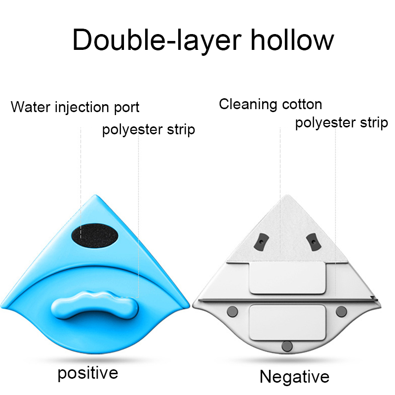 5-25MM Magnetic Window Cleaner Double Side Glass Washer Brush Window Wiper Clean Surface Home Bathroom Kitchen Cleaner Tool