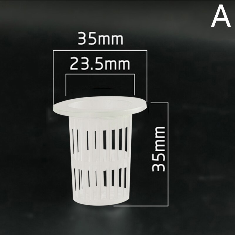 10 st hydroponic mesh kruka grönsaksplantering korg jordfri odling plast växt rooter kopp akvarium växt odla kruka