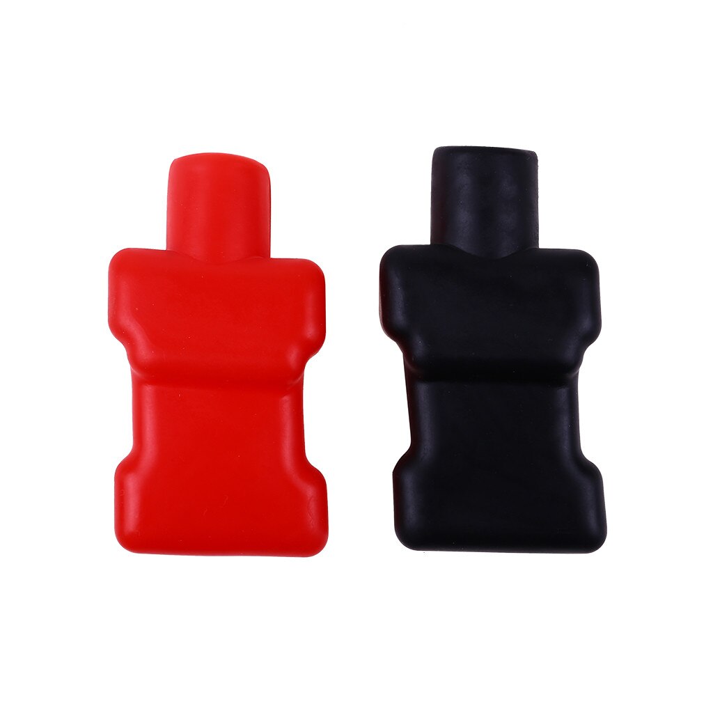 2PCS PVC Car Battery Positive Negative Positive Terminal Covers Cap Boat Insulating Protector Replacement Batteries Accessories