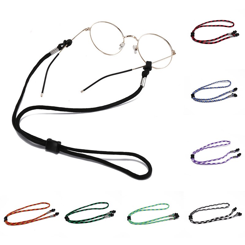 1Pc Verstelbare Bril Band Vrouwen Mannen Hals Koord Glazen Ketting Zonnebril Lanyard Brillen Touw Houder Eyewear Bandjes