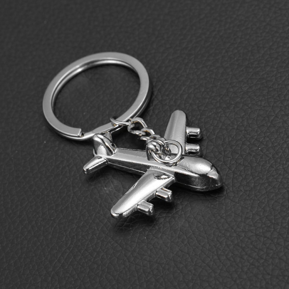 Metal Keychain Airlines aircraft key chain Exquisite pendant decorative ornament Ring Decor Accessories