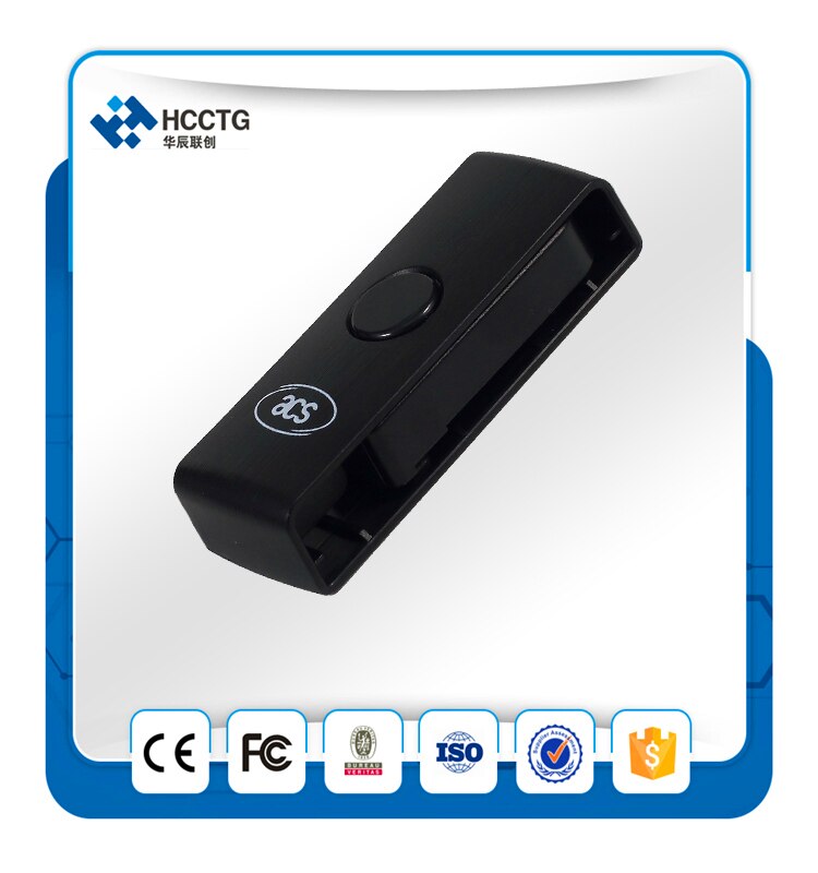 Micro USB PocketMate II Mobile EMV Android Tablet Smart Card Reader ACR38U-ND