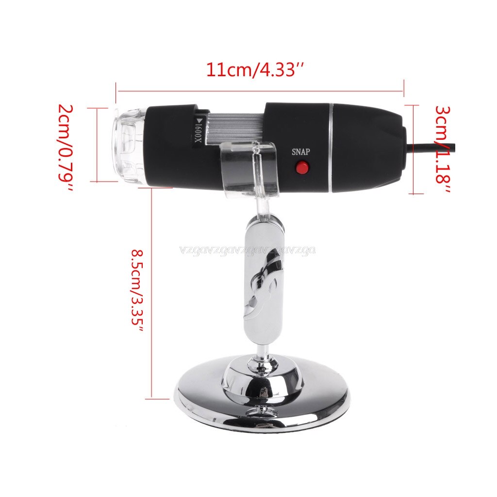 1600X Mikroskop 8 LED USB Digital Handheld Lupe Kamera Handheld Lupe