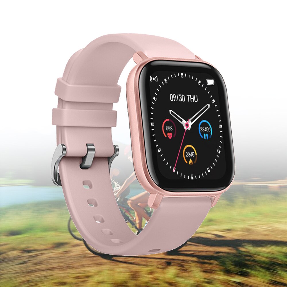 Reloj inteligente deportivo IP67 para Android e IOS, reloj inteligente deportivo resistente al agua con control del ritmo cardíaco y de la presión sanguínea y del sueño para hombre y mujer