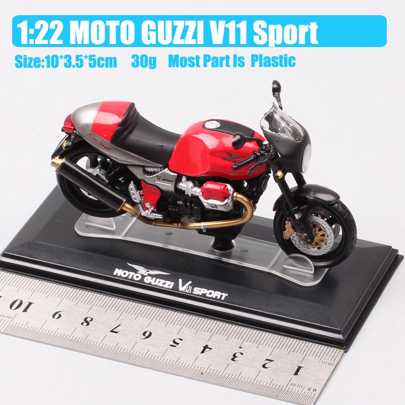 1/22 scala Starline Italeri Moto Guzzi V7 V11 Falcone Galleto Breva Normale corsa griso moto rcycle Giocattoli Pressofusi E Veicoli modello: GUZZI V11 SPORT