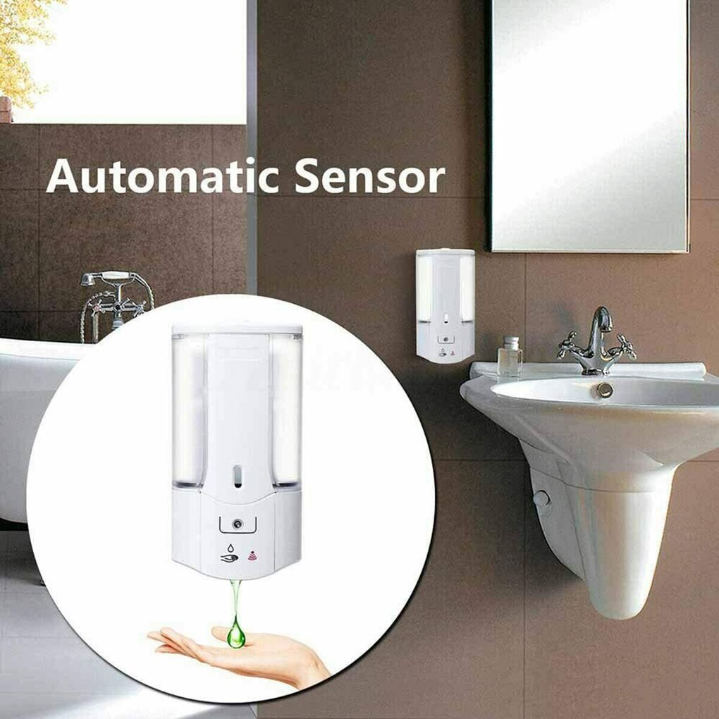 Hand Wassen Dispenser Automatische Touchless Dispenser Badkamer Hand Wassen Container Voor Thuis Office 450Ml