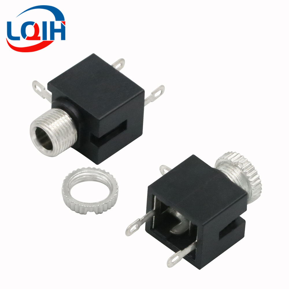 10 Uds 2,5 3,5 MM conector para auriculares Audio Video hembra conector estéreo de doble canal conector estéreo montaje en Panel de soldadura PJ-210B PJ-392