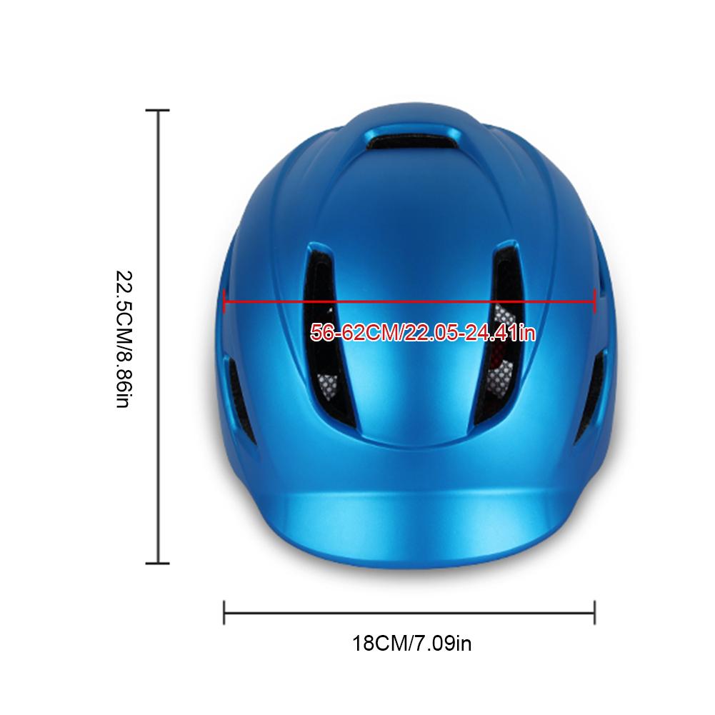 Bike Helmet Cycling EPS Skid Lid with Chin Strap Sports Brain Bucket for Men Women Rollerblading Skating