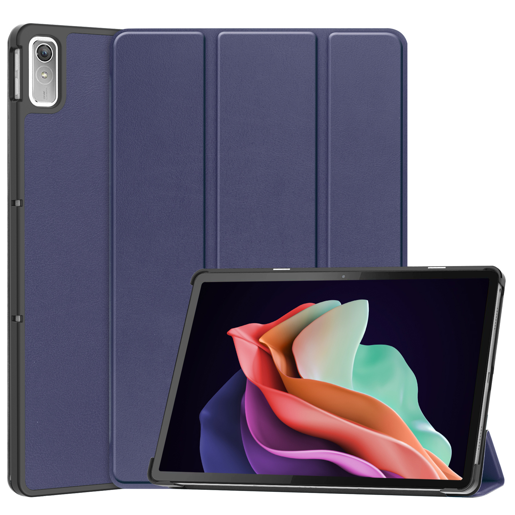 Para Lenovo Tab P11 2. a generación 11,5 funda para tableta 2022 TB350FU soporte plegable funda inteligente para Xiaoxin Pad Plus 2023 funda + película + bolígrafo: other