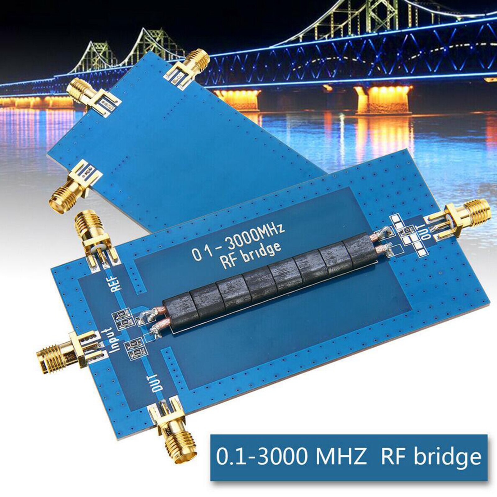 RF SWR Reflection Bridge Inductance Capacitance Measurement Tool