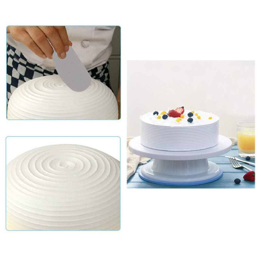 Køkken tilbehør bagegrej fødselsdagskage stativer plast skridsikre dekoration mousse chiffon bagning kage værktøj køkkengrej