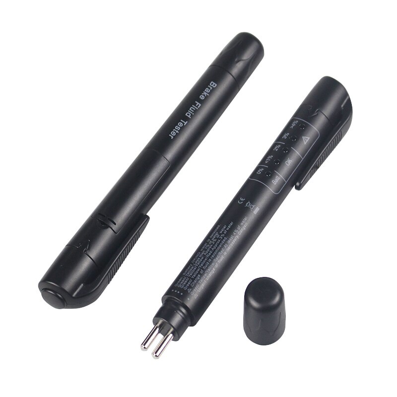 Bil bil tennplugg tester med justerbar dobbelthull detektor tenningsplugg analysator med eu plugg for 12v bensinbiler: Oljesjekkpenn