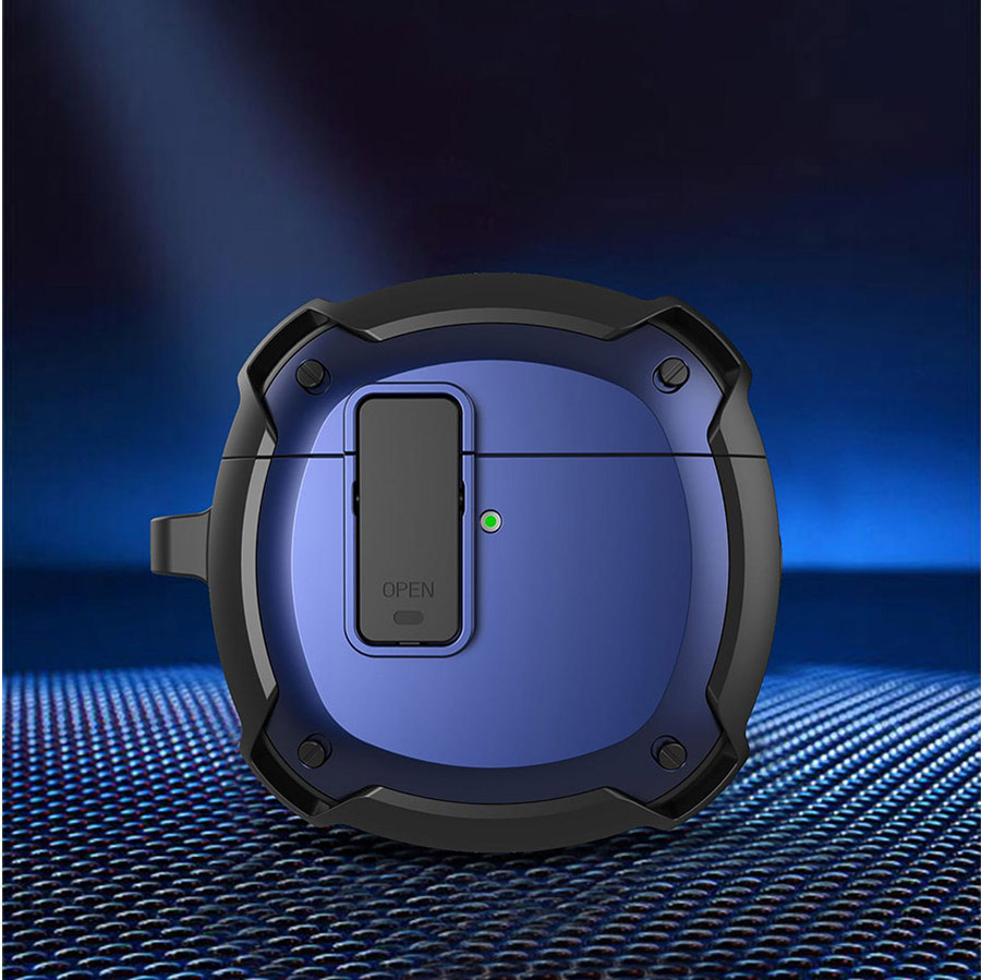 For Huawei Freebuds 4 Case Shockproof Earphone Protection Cover Shell Case For Huawei Free Buds 4E Charging Box With Hook: 2XS / Blue