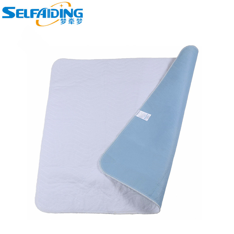 incontinence pad high absorbent Waterproof Washable bed pad Underpad reusable bed pads UBP-101: UBP-101W / 90X120 CM