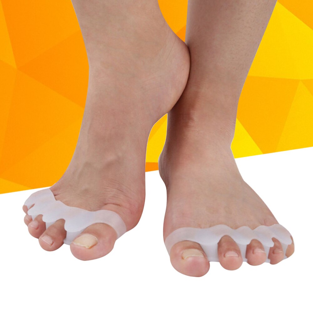 Pair of Toe Spacers Rubber Toe Stretchers for Sports Activities Yoga Practice & Running for Men and Bunion Pain Relief Toe