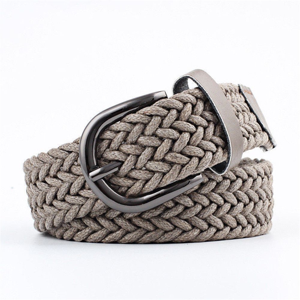 Gevlochten elastische riem blauw-wit - Stijlvol en Stevig Gevlochten elastische riem blauw-wit - Stijlvol en Stevig