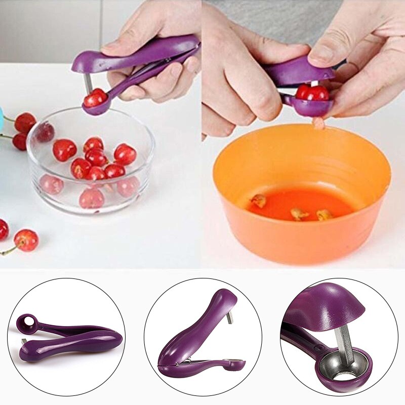 Keuken fruit groente gereedschap 1 st. kers fruit olijf kern verwijderen pit tool zaad gadget ontpitter ontpitter ontpitter