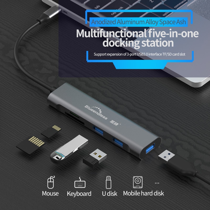 Docking Station for Macbook/Pro Macbook Air Ipad Pro HP Dell Xps Latitude Acer ASUS Lenovo Thinkpad Yoga USB C Dock