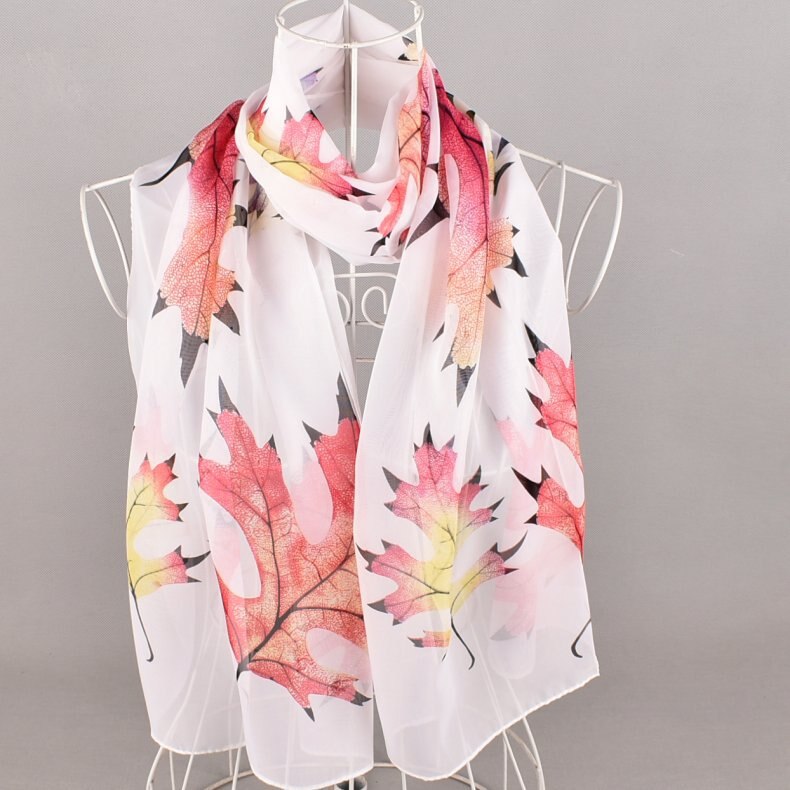 Carré En Mousseline De Soie Violet