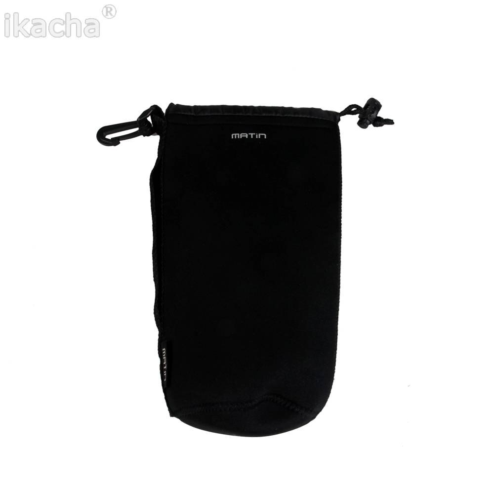 Waterproof Universal Matin Neoprene Soft Video Camera Lens Pouch Bag Case Full Size S M L XL For Canon Nikon Sony Black: XL Size