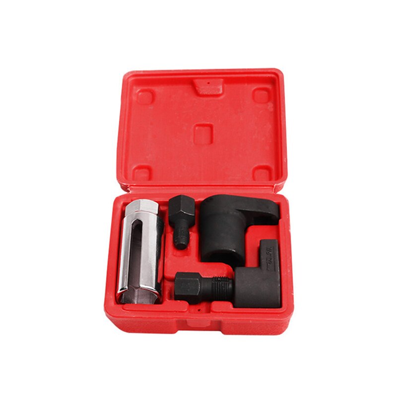 5pcs Oxygen Sensor Socket Wrench Thread Chaser Tool Kit Fit for All Auto O2 Socket Removal Installation Install Offset Vacuum