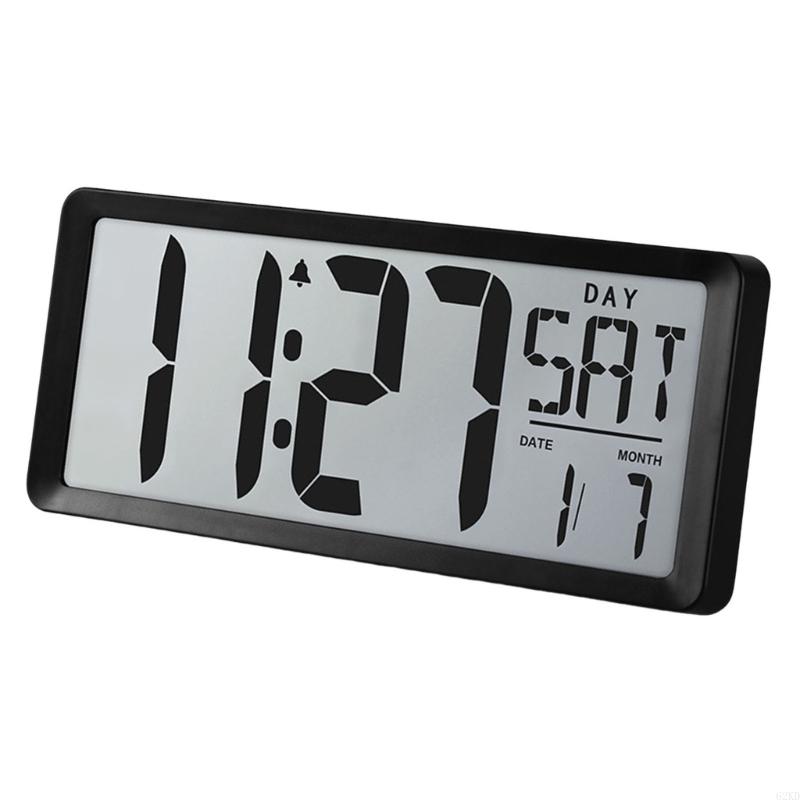 62kd 14 LCD digitale klok Displays tijd, temperatuur, datum met achtergrondverlichting klokken