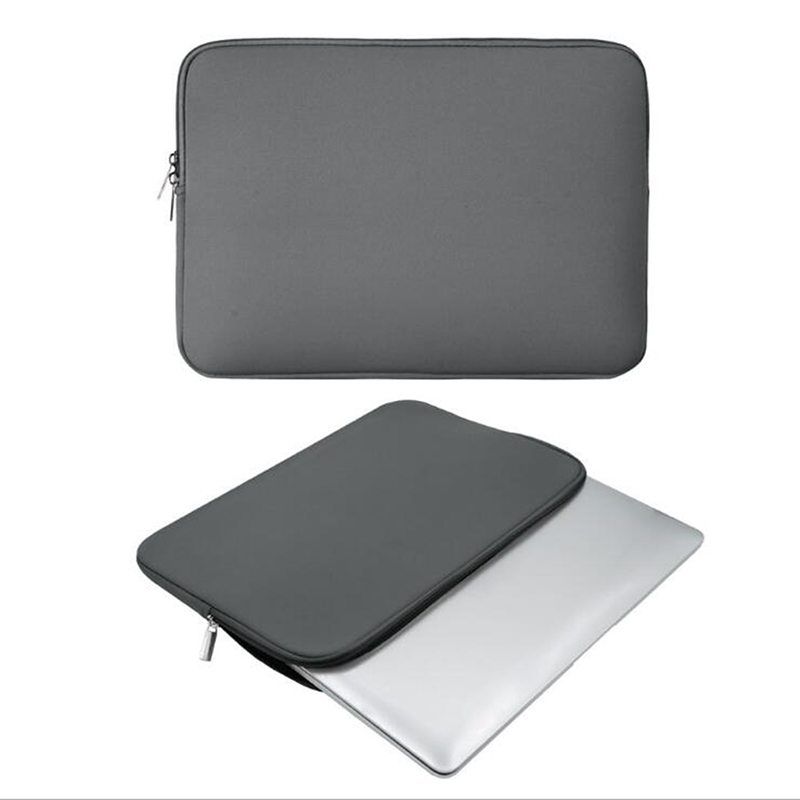 Laptop Sleeve Notebook Case Waterproof Laptop Cover For Macbook Pro HP Acer Xiami ASUS Lenovo: gray