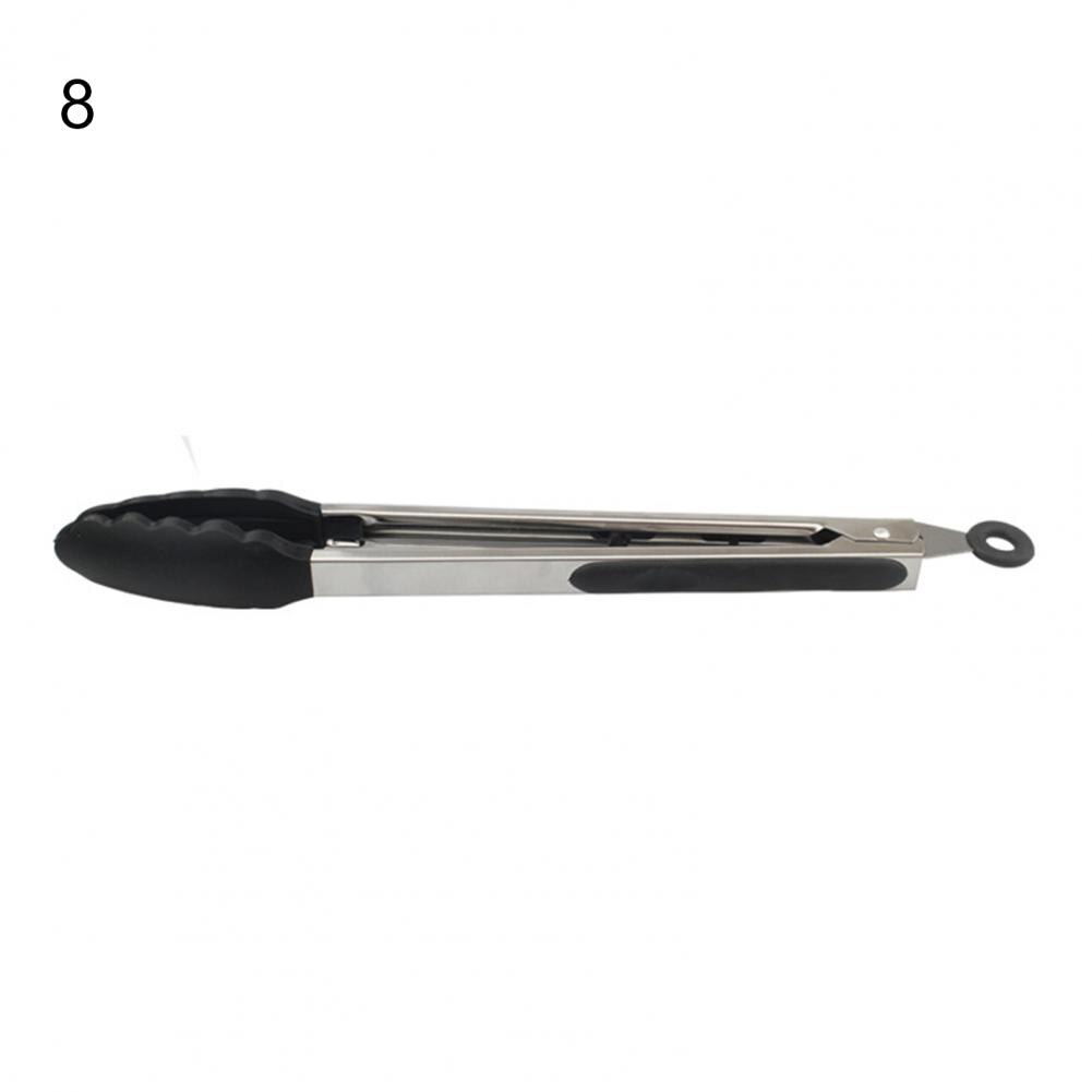60% Grill Shovel Wear-resistant Rustless Durable Stainless Steel Grill Fork Tong Scraper Kitchen Tools for Barbecue: 8
