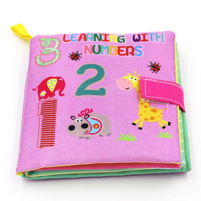 0-36 Months Baby Toys Soft Cloth Books Rustle Sound Infant Educational Stroller Rattle Toy Newborn Crib Bed Baby Toys: Number