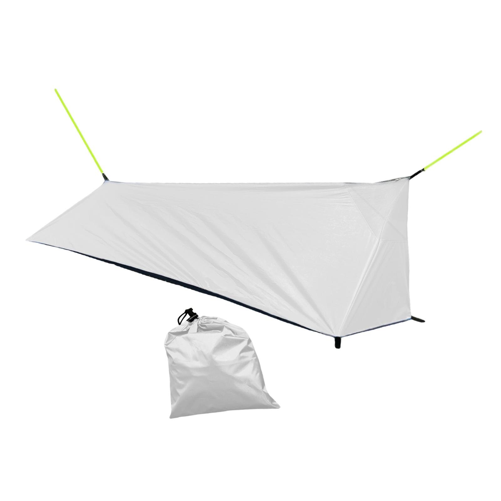 Lightweight Camping Tent Waterproof Fishing Single Person Sleeping Bag: Silver 