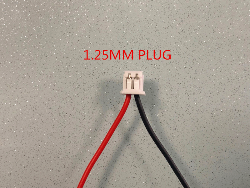 Batería de polímero de litio con Placa de protección para MP3, MP4, MP5, GPS, productos digitales, tamaño 302040, 3,7 V, 250mah: plug 1.25mm
