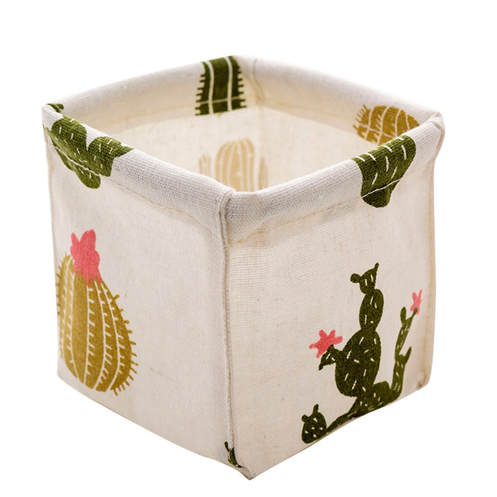 DIY Schreibtisch Lager Korb Kleinigkeiten Unterwäsche Spielzeug Lagerung Kasten Kosmetische Buch Organizer Schreibwaren Container Wäsche Korb: JJ22255-01 10x10cm