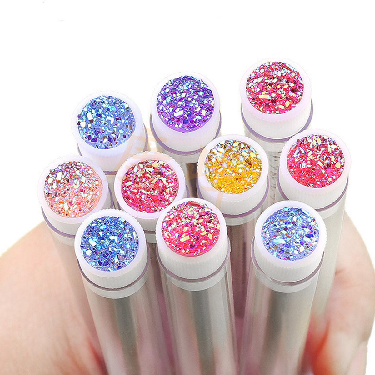 25/50 Uds tubos de cepillo de pestañas varitas de rímel de pestañas de cristal peine para cejas carretes contenedor pestañas cepillos aplicadores herramientas de maquillaje