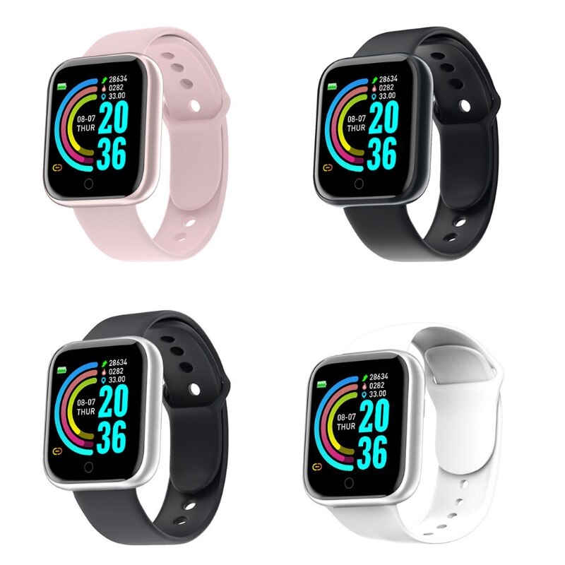 Y68 Smart Watch Women Men Sport Bluetooth Smart Band Heart Rate Monitor Blood Pressure Fitness Tracker Bracelet
