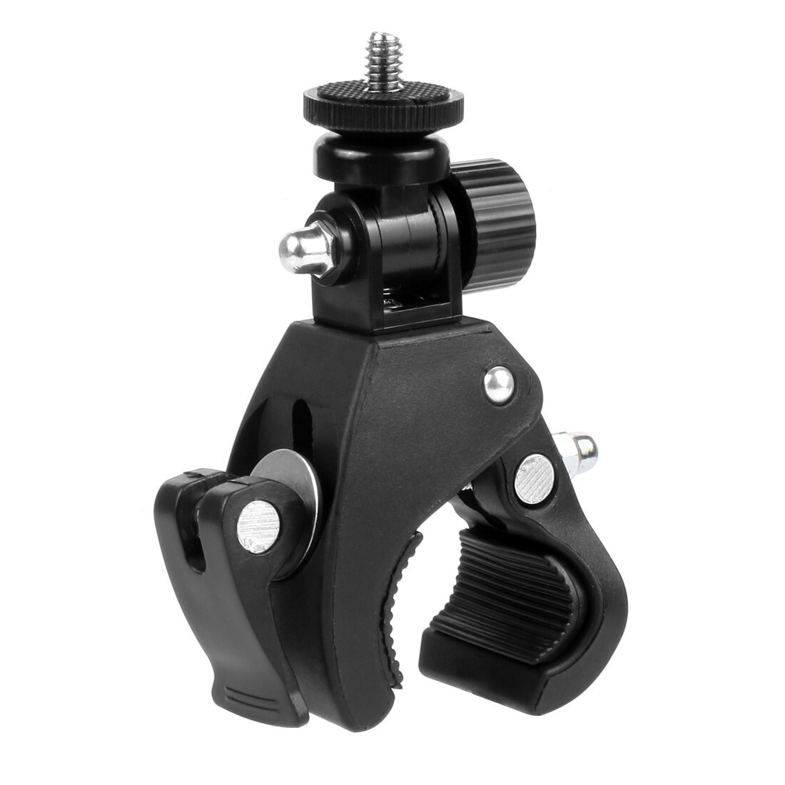 Dia 17-35mm camera dv dslr fiets motorfiets stuurklem 1/4 beugel statief adapter 7 gopro 6 9 8: Alleen klem